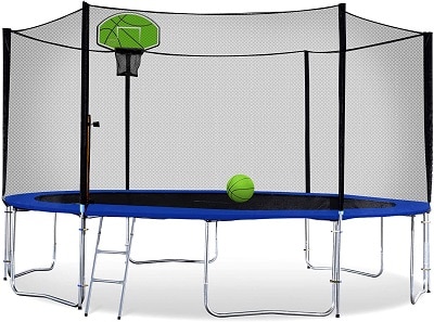 ExacMe 16 Ft Round Large Trampoline For Family