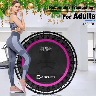 DARCHEN 450 Lbs Mini Trampoline For Heavy Adults