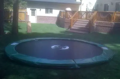 Happy Trampoline Gymnastic 14 Ft Below Ground Sunken Trampoline