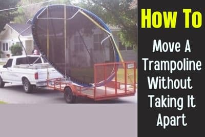 How to Move a Trampoline Without Taking It Apart