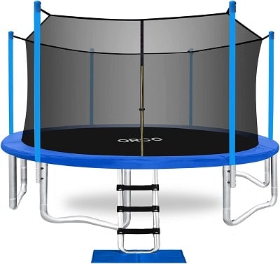 ORCC 450 Lbs Weight Capacity Heavy Duty Outdoor Trampoline with Versatile Accessories