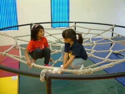 Playground-Spider-Web-From-old-trampoline