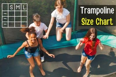 Trampoline Size Chart