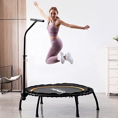 Zupapa 40 Bungee Cord Mini-Trampoline Rebounder With Stability Bar