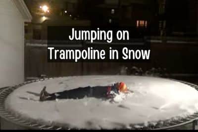 Can You Jump on a Trampoline in the Winter