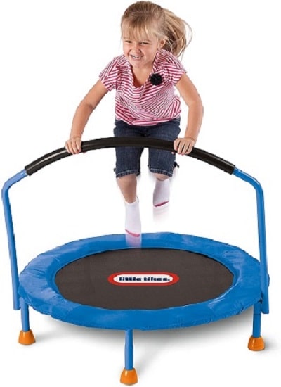 Little Tikes 3 Ft Small Trampoline With Handle For Autism