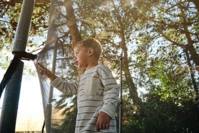 How to Fix a Sagging Trampoline Net