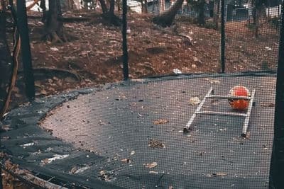 diy trampoline ladder